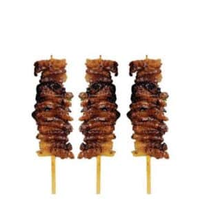 Fried Steamed Chicken Yakitori Kawa Tare Exporter